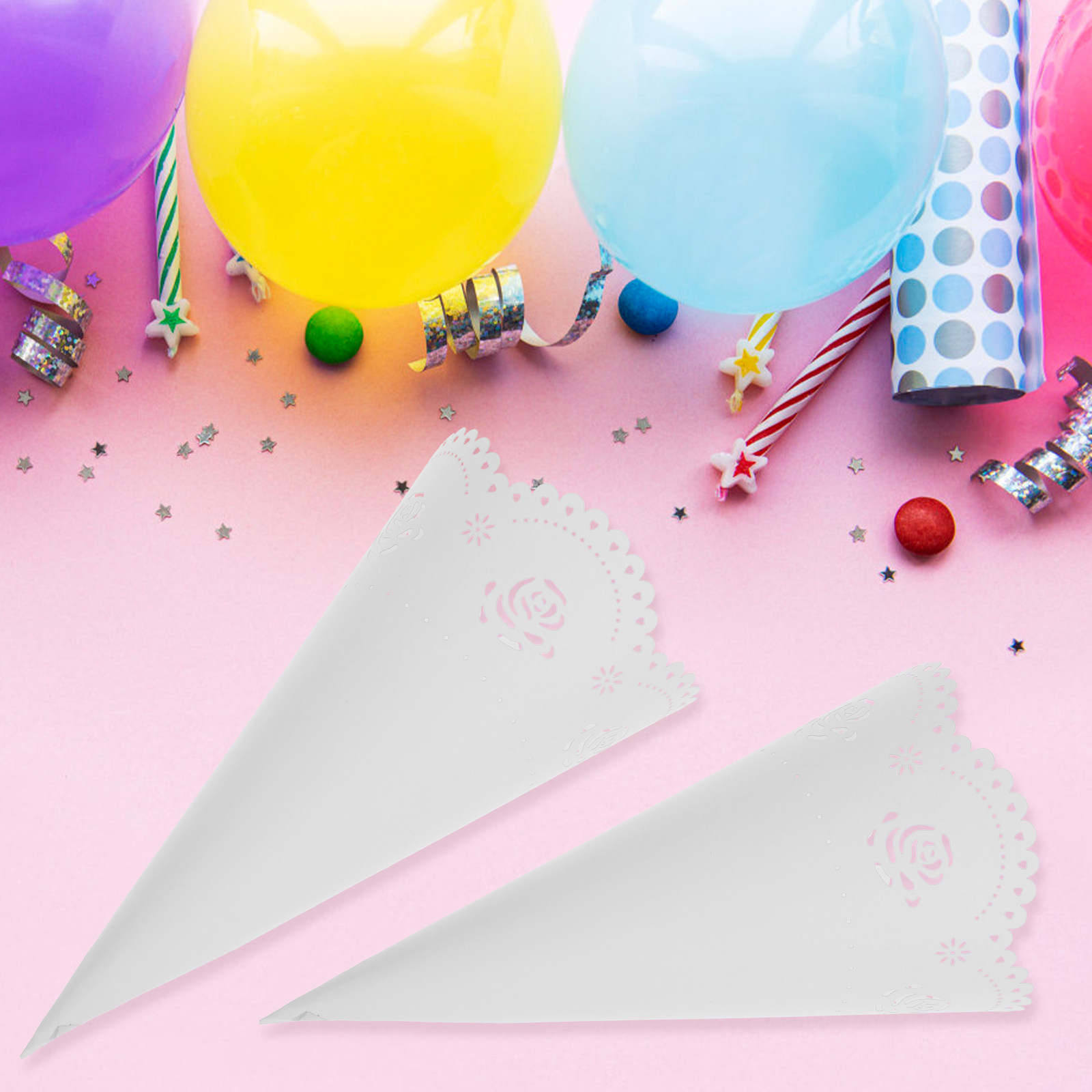 Papercraft Supply Confetti - 20 sztuk – papierowe uchwyty na