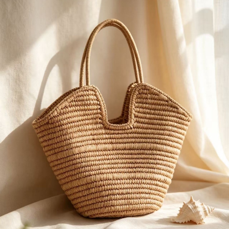 Paper Straw Color - Torba damska w stylu francuskim, jednokolorowa,