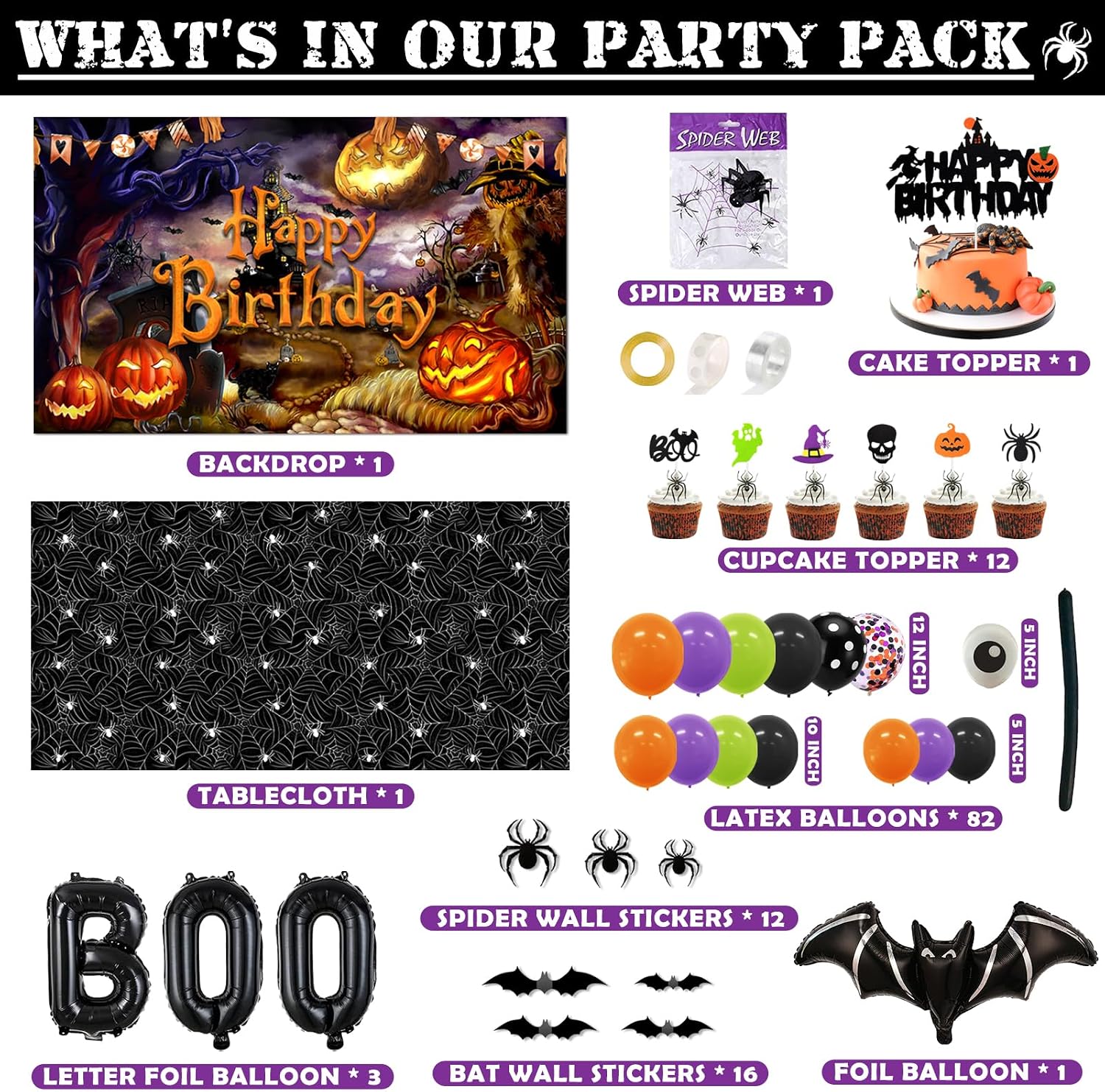Dekoracje na imprezę Halloween – Balloon Arch Kit recenzja i cena