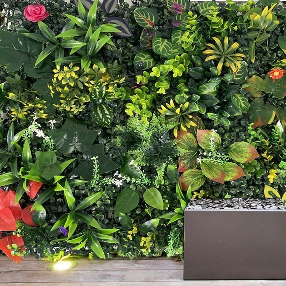 Panel z sztucznych roślin do s – Flower Wall Panel recenzja i cena