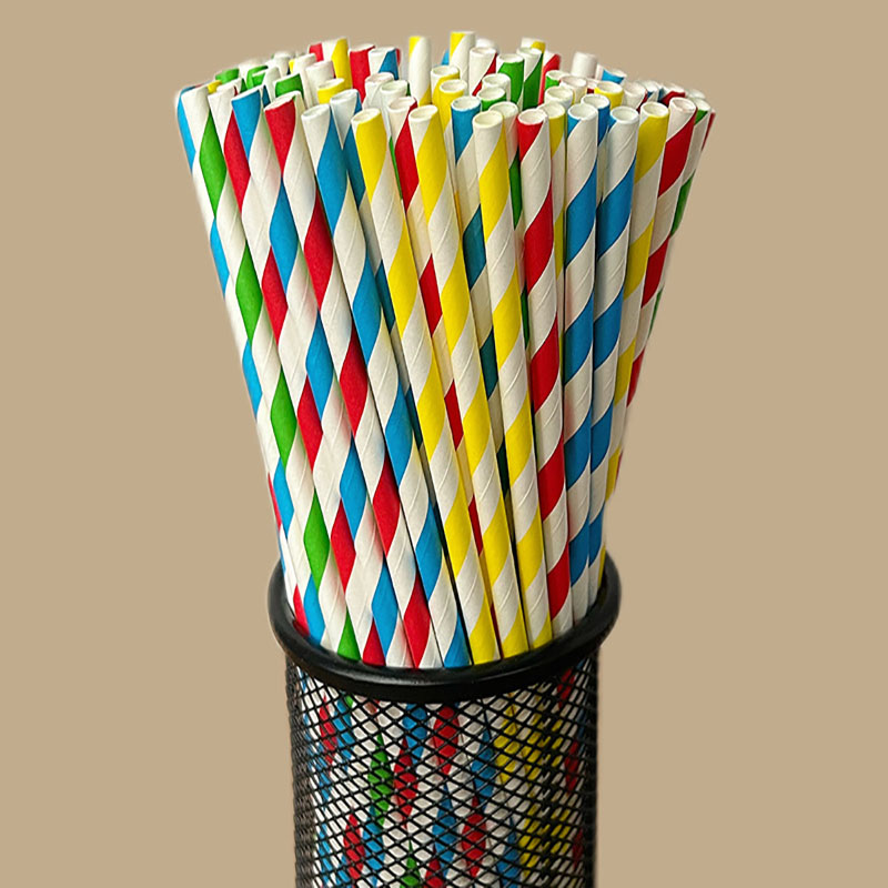 100 jednorazowych, biodegradow – Paper Straw Color recenzja i cena