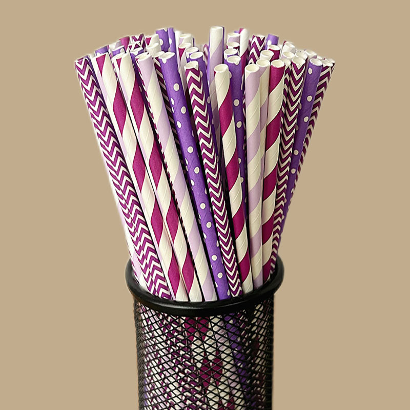 100 jednorazowych, biodegradow – Paper Straw Color recenzja i cena