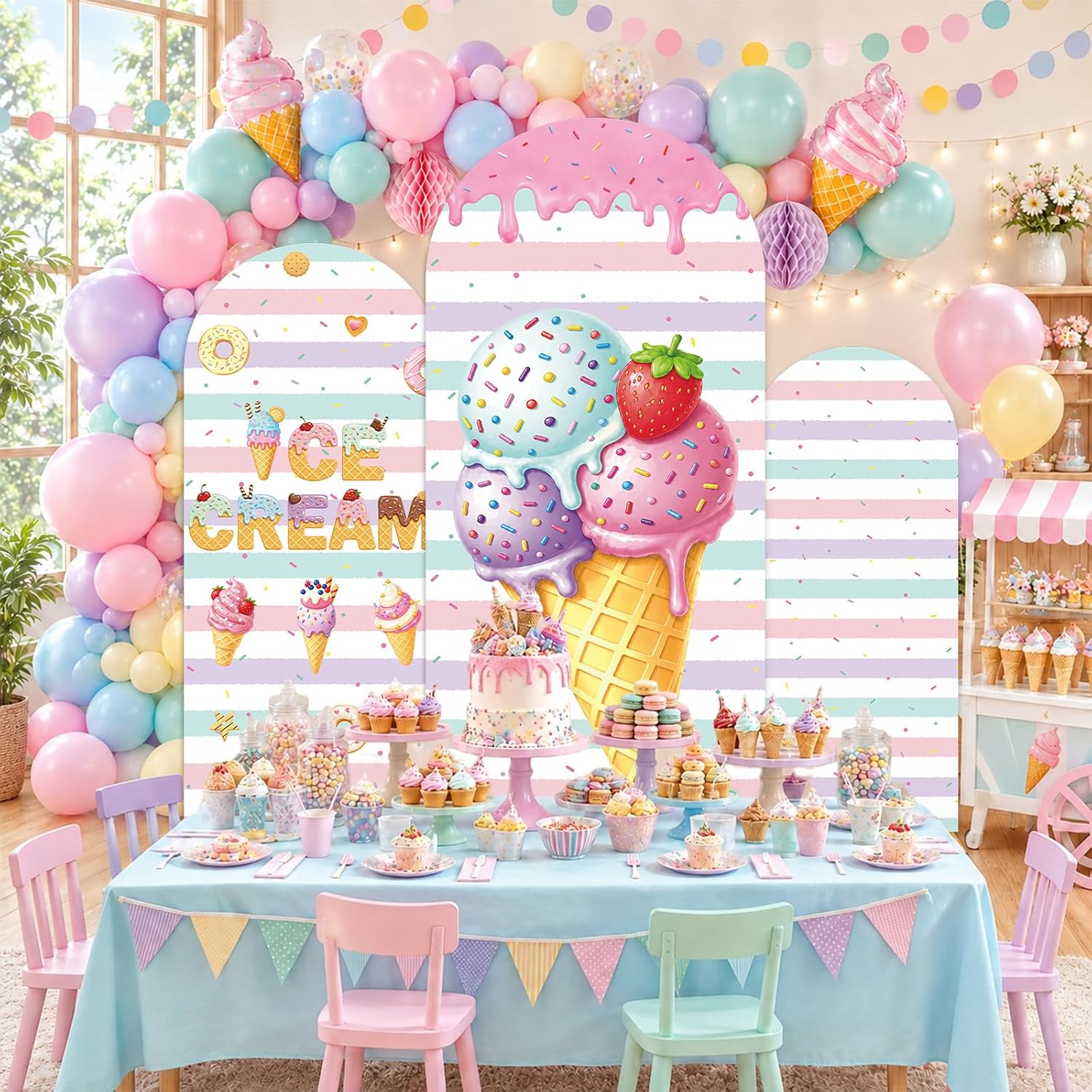 Personalizowany, dwustronny, w – Dessert Table Backdrop recenzja i cena