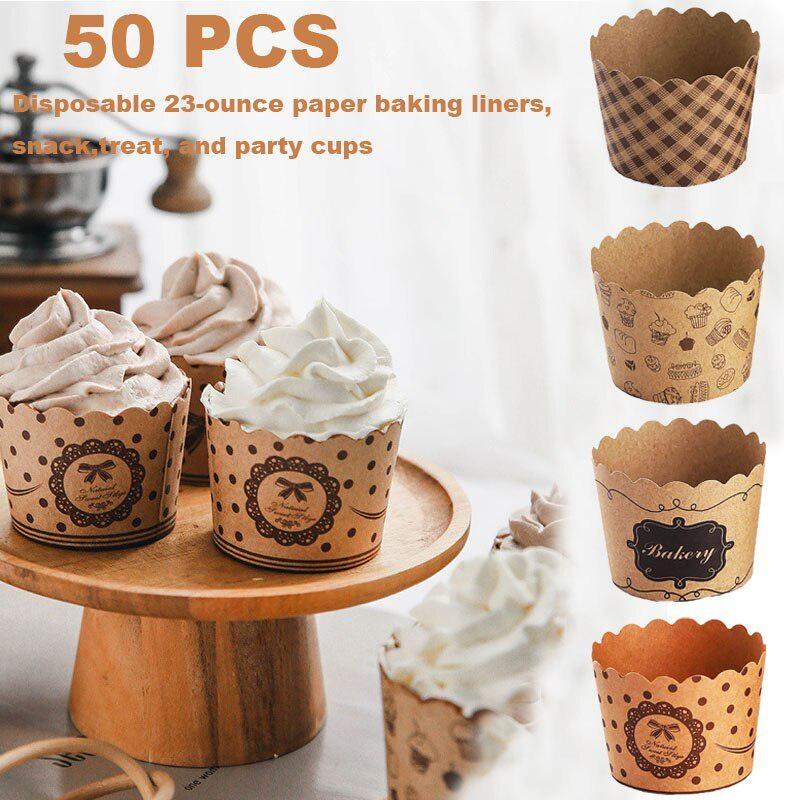 50Pcs/Pack Cupcake Paper Cups  – Event Suppliers recenzja i cena