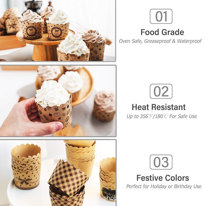 50Pcs/Pack Cupcake Paper Cups  – Event Suppliers recenzja i cena